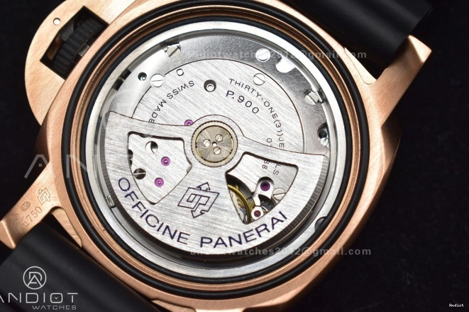 W Black Dial Unisex on SBF Black Best Edition 1:1 Strap PAM1070 Rubber P 434 0825